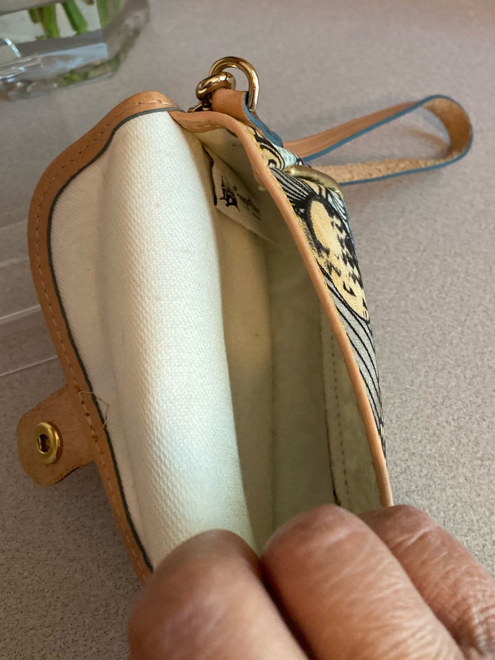 Dooney & Bourke Disney Cruise Line "Fantasy" Inaugural Voyage Wristlet - Picture 10 of 11